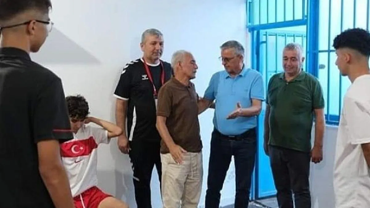 Şarampolspor Başkanı’ndan, Başkan Topaloğlu’na kutlama