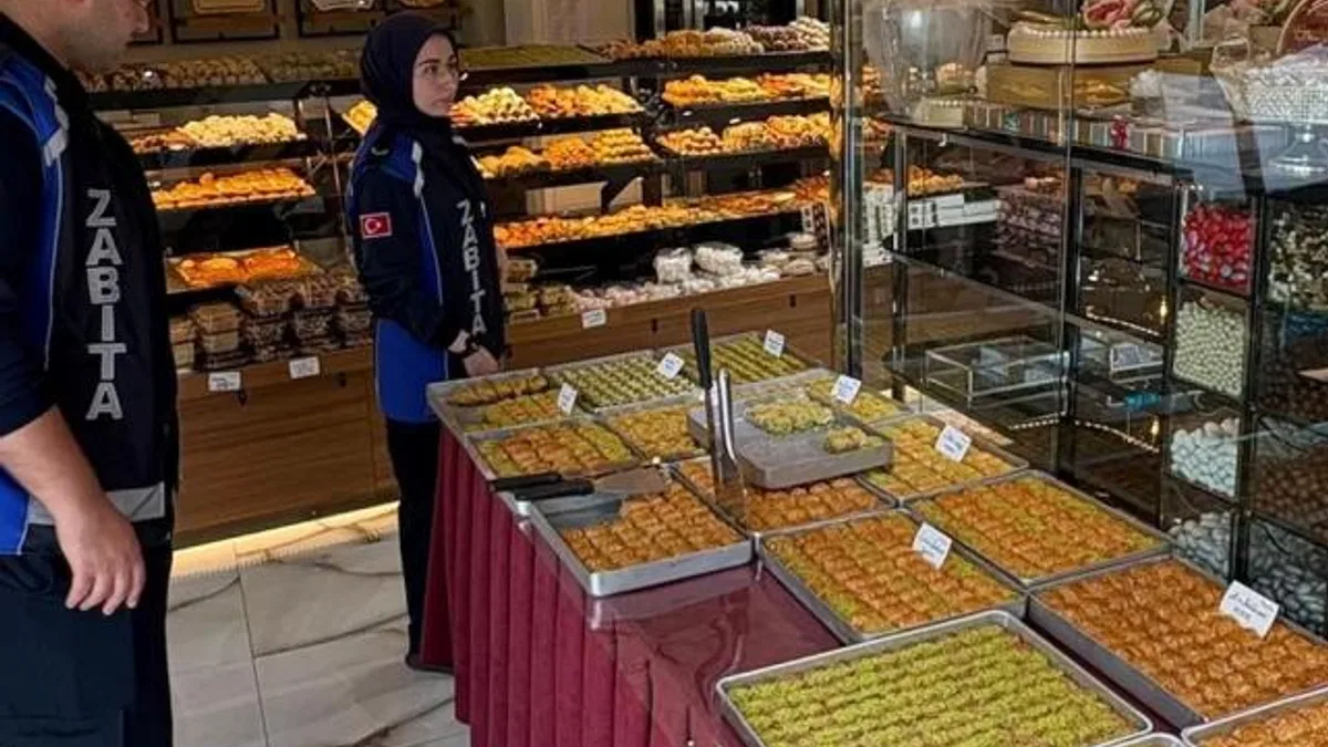 Tatlı üretimi ve satışına zabıta denetimi