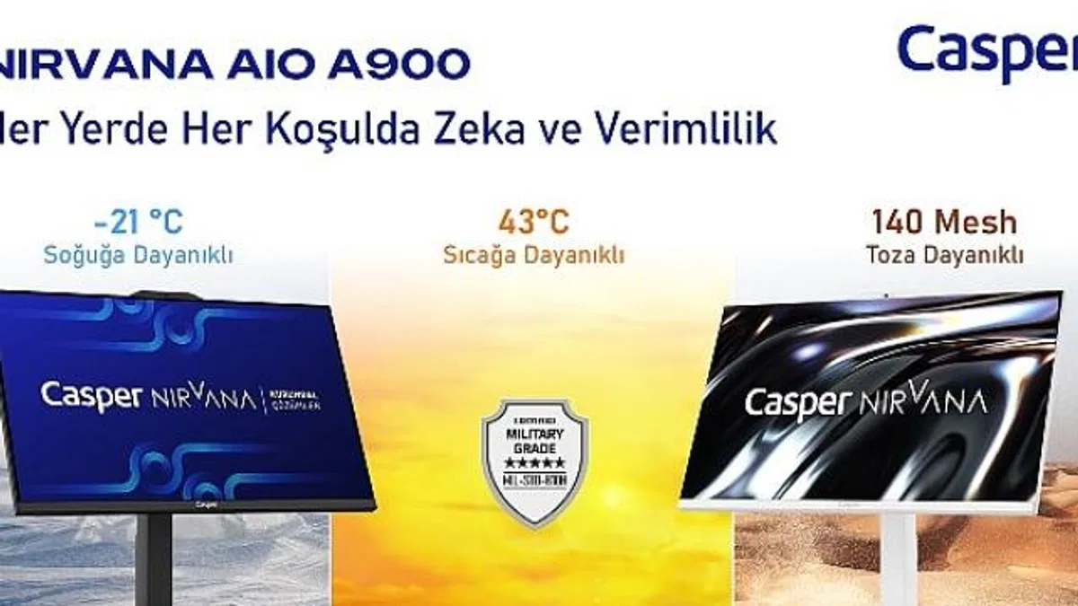 Türkiye’nin Dayanıklılık Sertifikasına Sahip İlk Bilgisayarı Casper AIO A900 Satışa Çıktı!