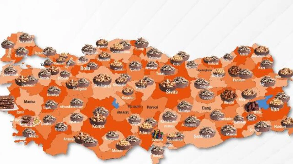 Hangi il, hangi kuruyemişi tercih ediyor? İşte 81 ilin kuruyemiş haritası!