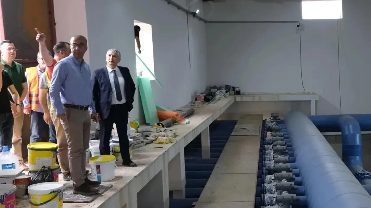 Kuzey Antalya İçmesuyu Tesisi’nde çalışmalarda sona yaklaşıldı