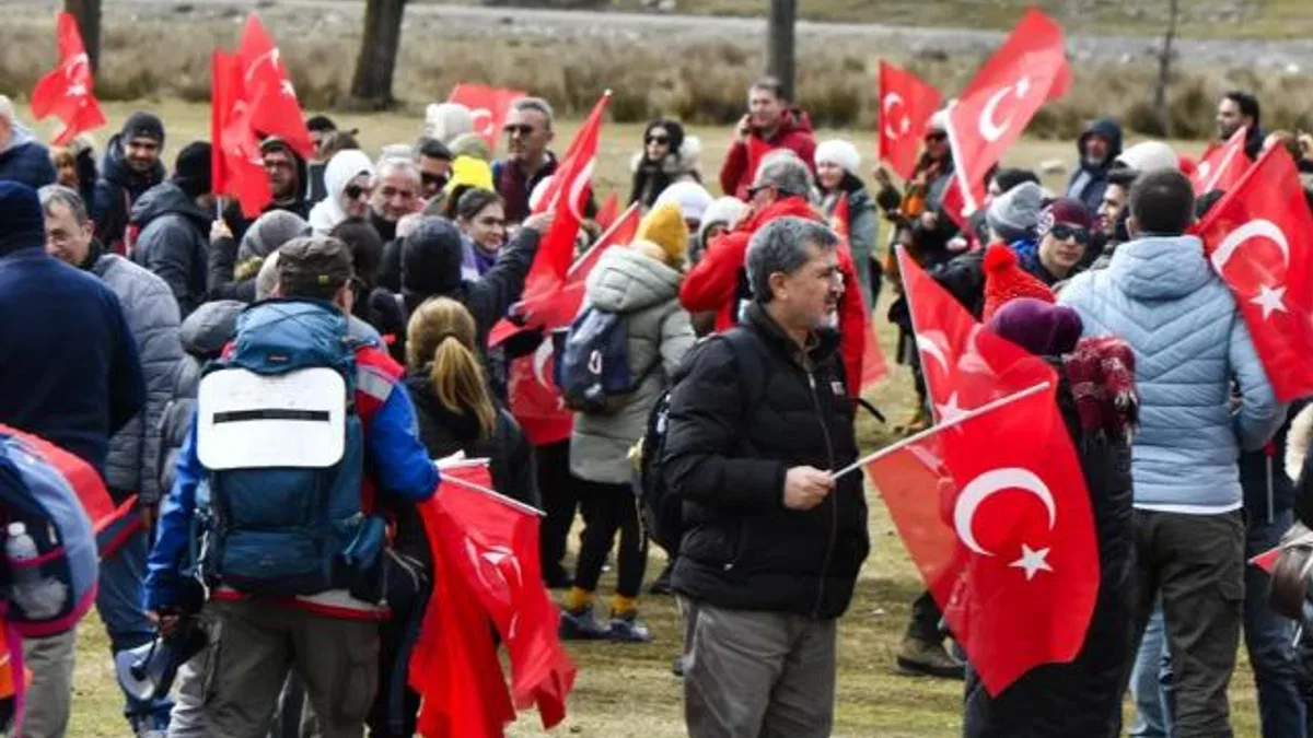 Başkentliler doğa yürüyüşünde buluştu