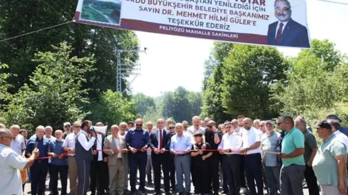 Ordu Aybastı’da yılların yol hasreti sona erdi