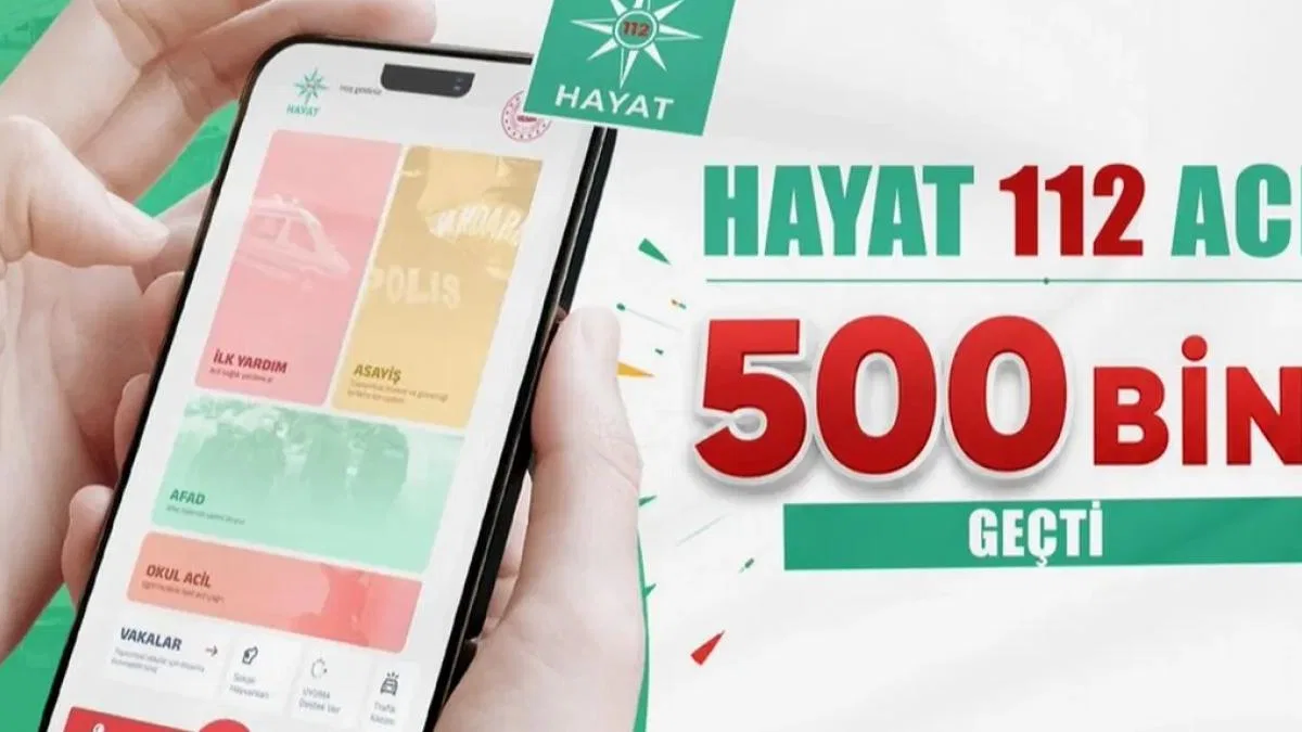 HAYAT 112 Acil kullanıcıları 522 bini aştı!