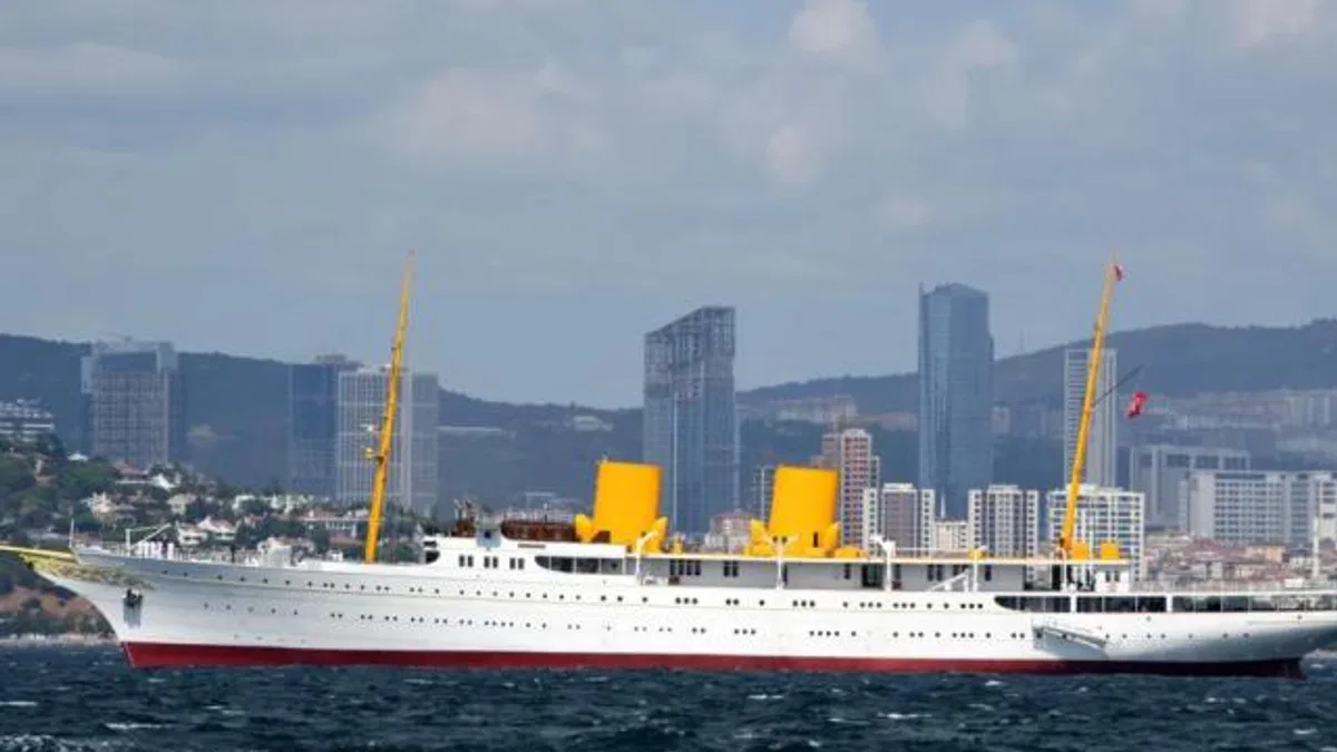 Atatürk’ün mirası Savarona, İstanbul Boğazı’nı selamlayacak