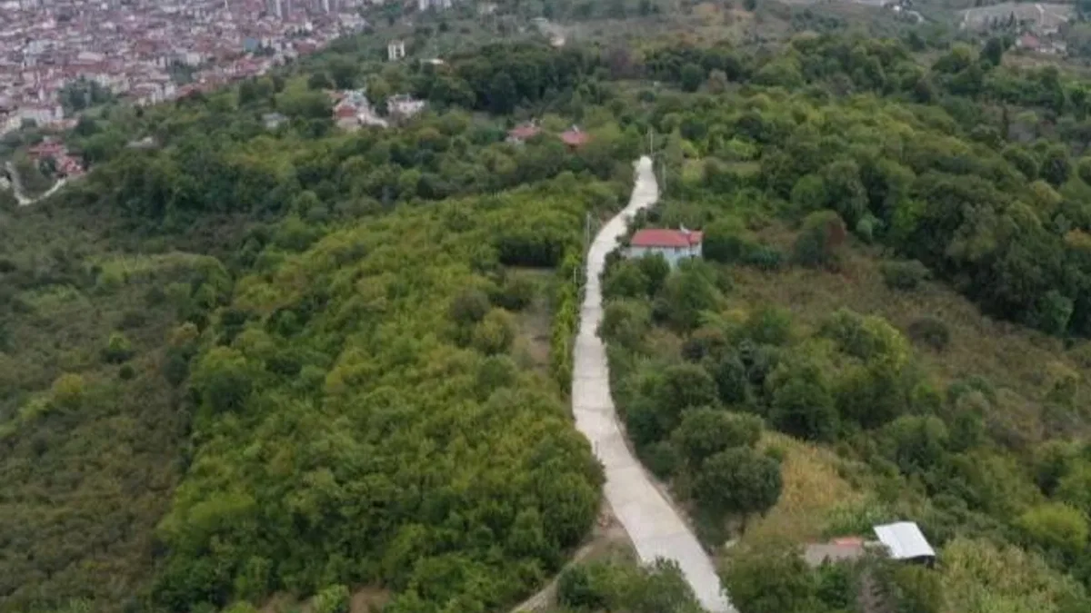 Ordu Büyükşehir’den Ünye Bayramca’ya yol müjdesi