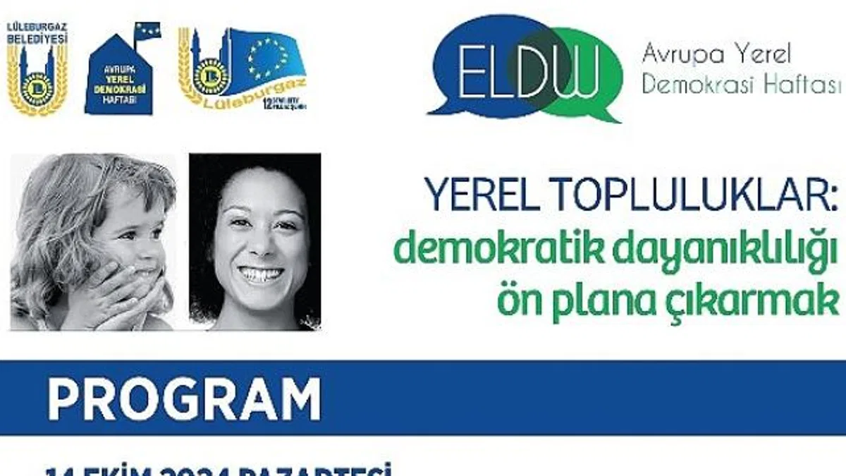 Lüleburgaz’da Avrupa Yerel Demokrasi Haftası etkinlikleri başlıyor