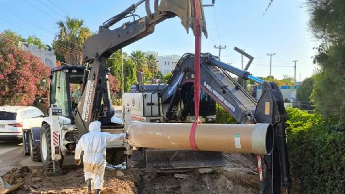 Bodrum’da arızalanan hatlara müdahale sürüyor