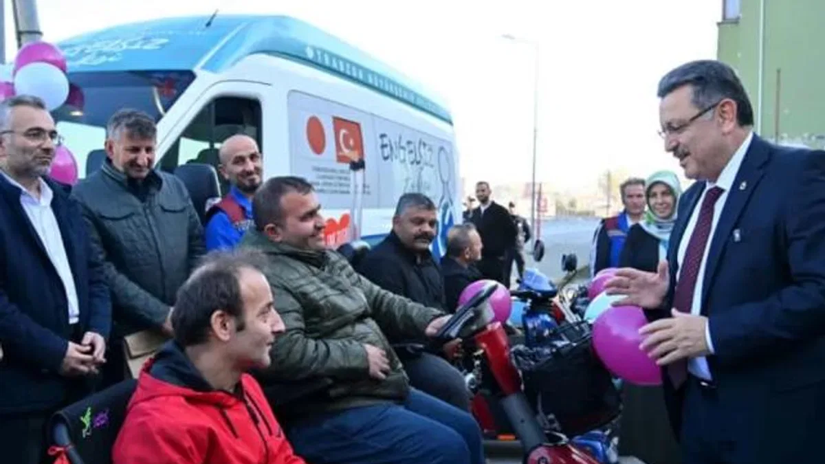 Trabzon’da ikinci engelsiz taksi hizmete girdi