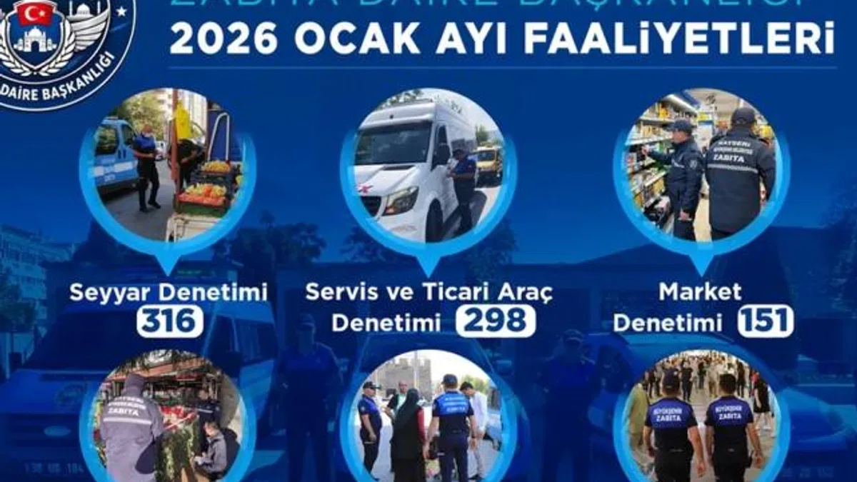 Kayseri zabıtasından hızlı başlangıç