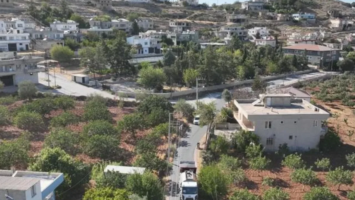 Halfeti kırsalındaki 11 kilometrelik grup yolu yenilendi