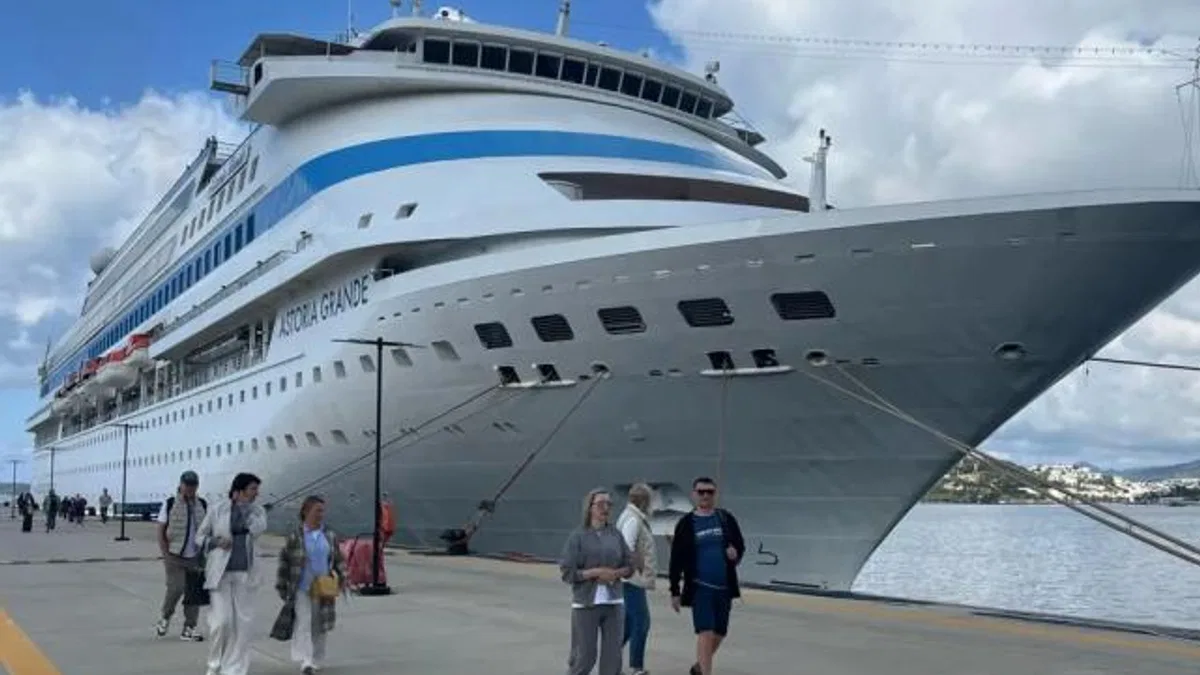 Bodrum kruvaziyer sezonunu açtı