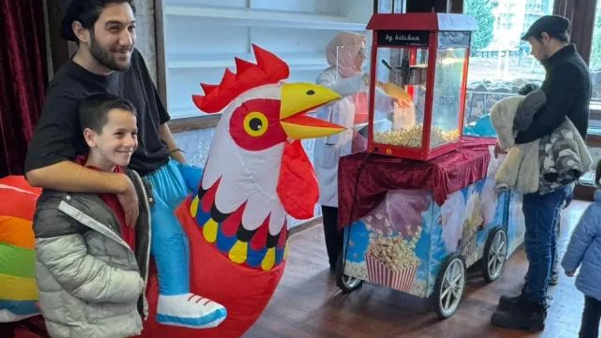 Kocaeli Gölcük’te çocuklar doyasıya eğlendi