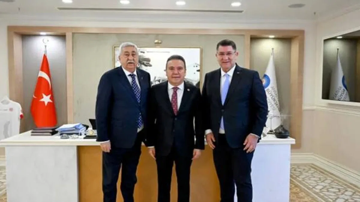 TESK Başkanı Palandöken’den Başkan Böcek’e ziyaret