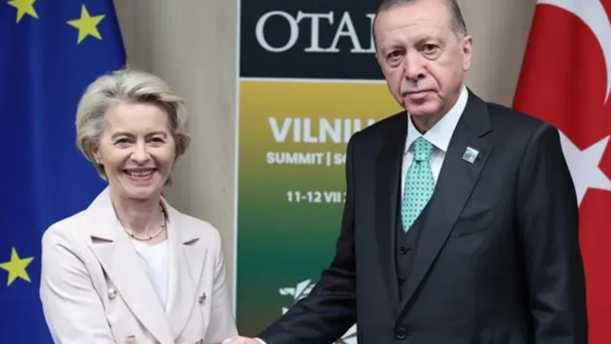Cumhurbaşkanı Erdoğan, AB Komisyon Başkanı Ursula von der Leyen ile görüştü