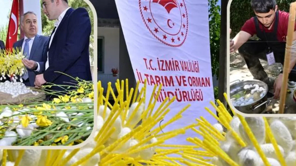 İzmir Beydağ’da Koza Hasat Festivali coşkuyla kutlandı!