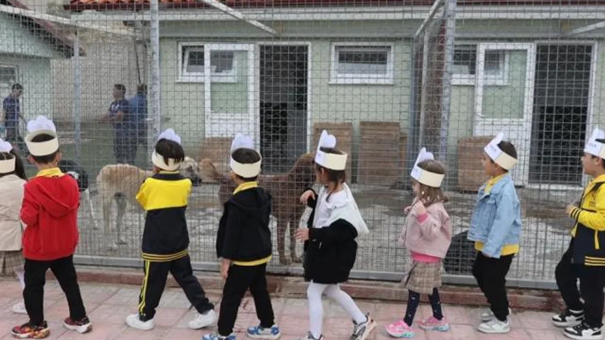 Muğlalı minik yüreklerden can dostlara ziyaret