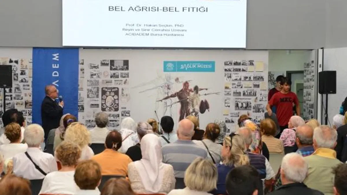 Nilüfer’de Sağlık Buluşmaları’nda bel sağlığı konuşuldu