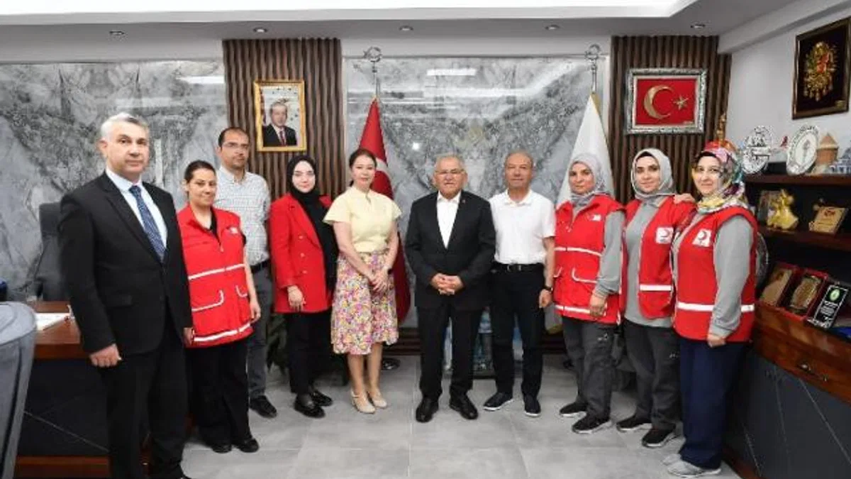 Başkan Büyükkılıç’tan Kızılay’a “156’ncı Yıl” ziyareti