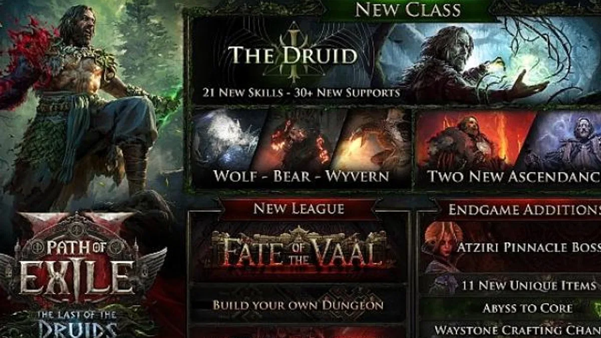 Path of Exile 2: The Last of the Druids ile 12 Aralık’ta içindeki vahşi ruhu serbest bırak!