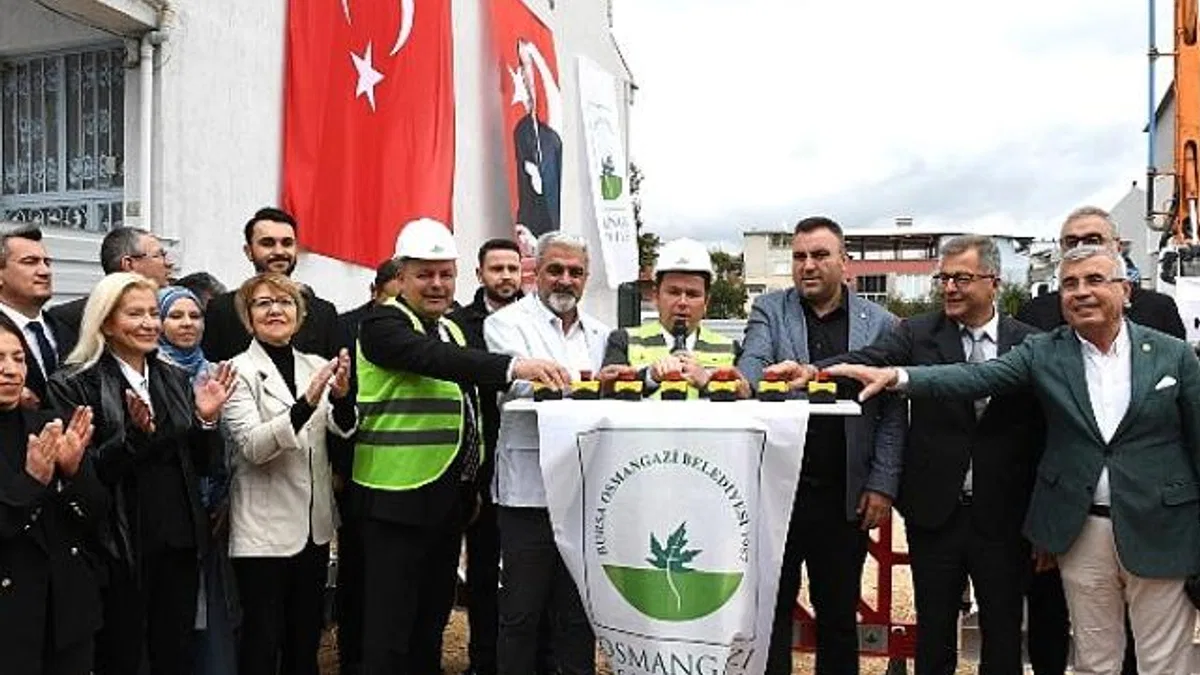 Osmangazi’de yeni kreşin temeli atıldı