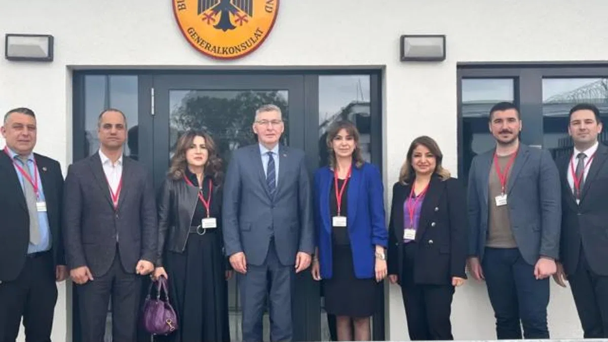 Karabağlar AB Komisyonu’ndan Almanya Başkonsolosluğu’na ziyaret
