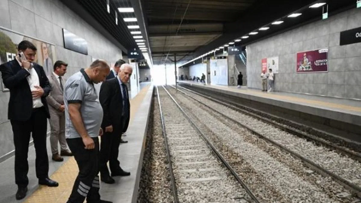Bursa’da seferlerin normale döndüğü Odunluk İstasyonu’na ziyaret
