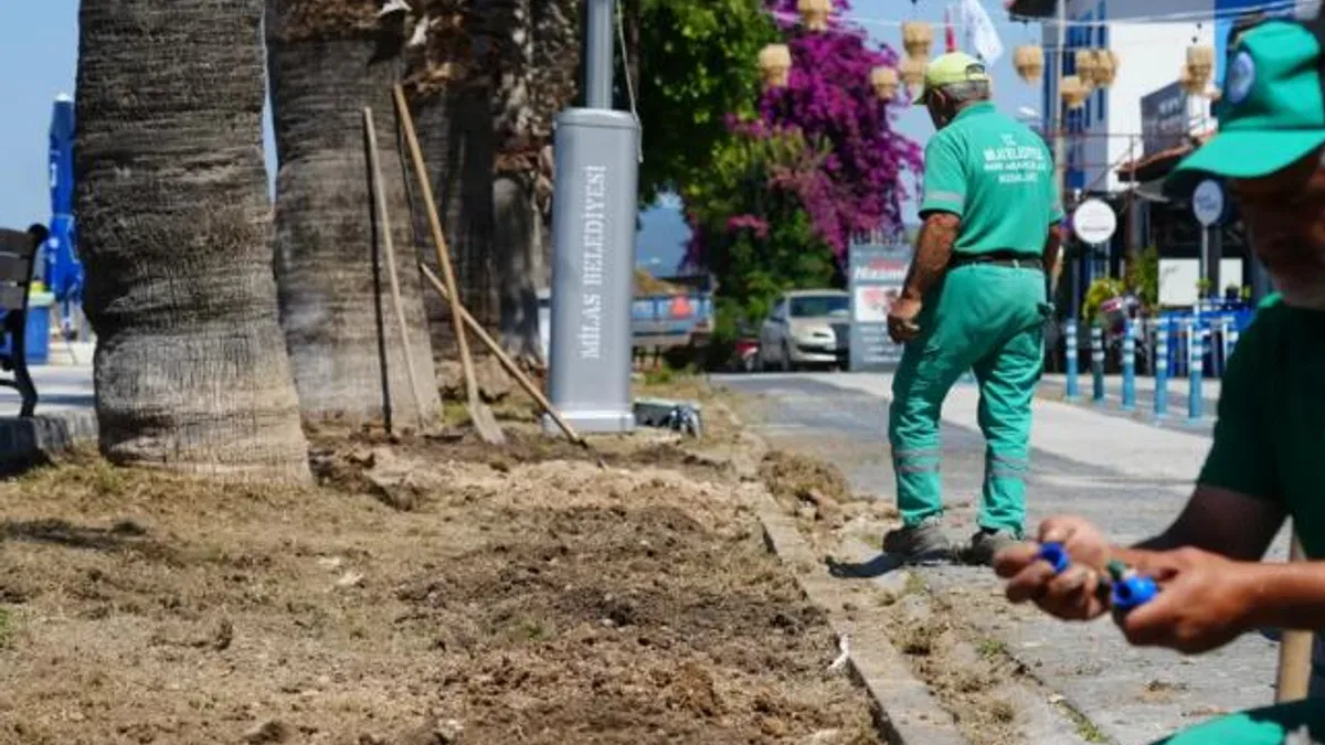 Milas Belediyesi, Güllük’te çalışmaları hızlandırıyor