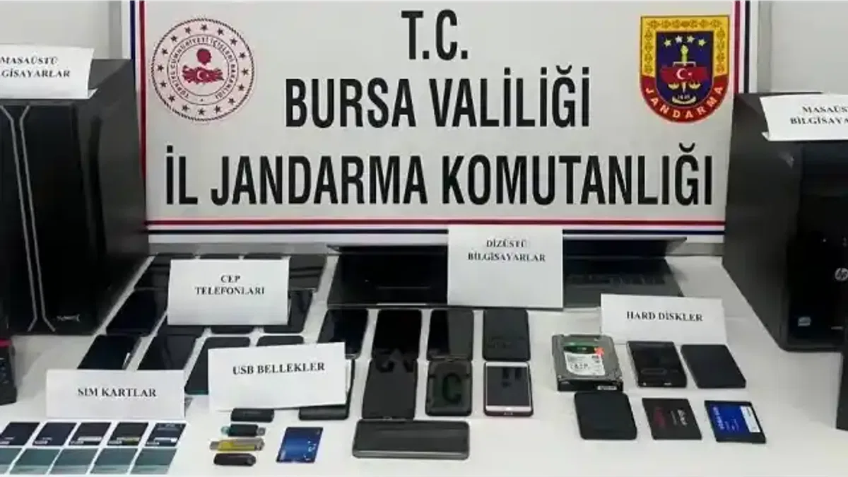Bursa Jandarması’ndan milyonluk dolandırıcılık operasyonu: 7 tutuklama!