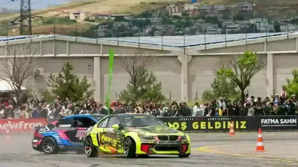 Gaziantep’te Türkiye Drift Şampiyonası heyecanı