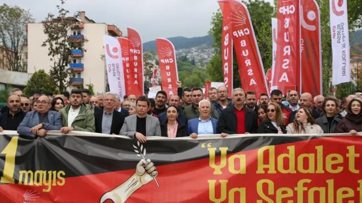 Bursa’da 1 Mayıs coşkusu