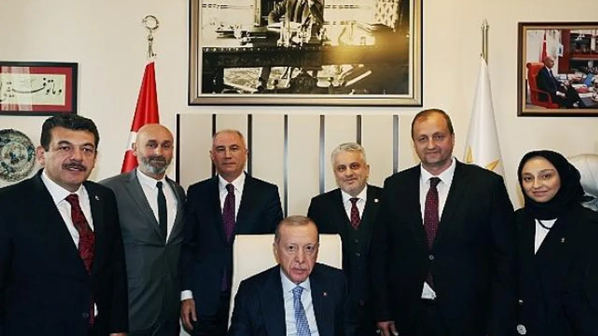 İznik Belediye Başkanı Usta Cumhurbaşkanı Recep Tayyip Erdoğan ile görüştü