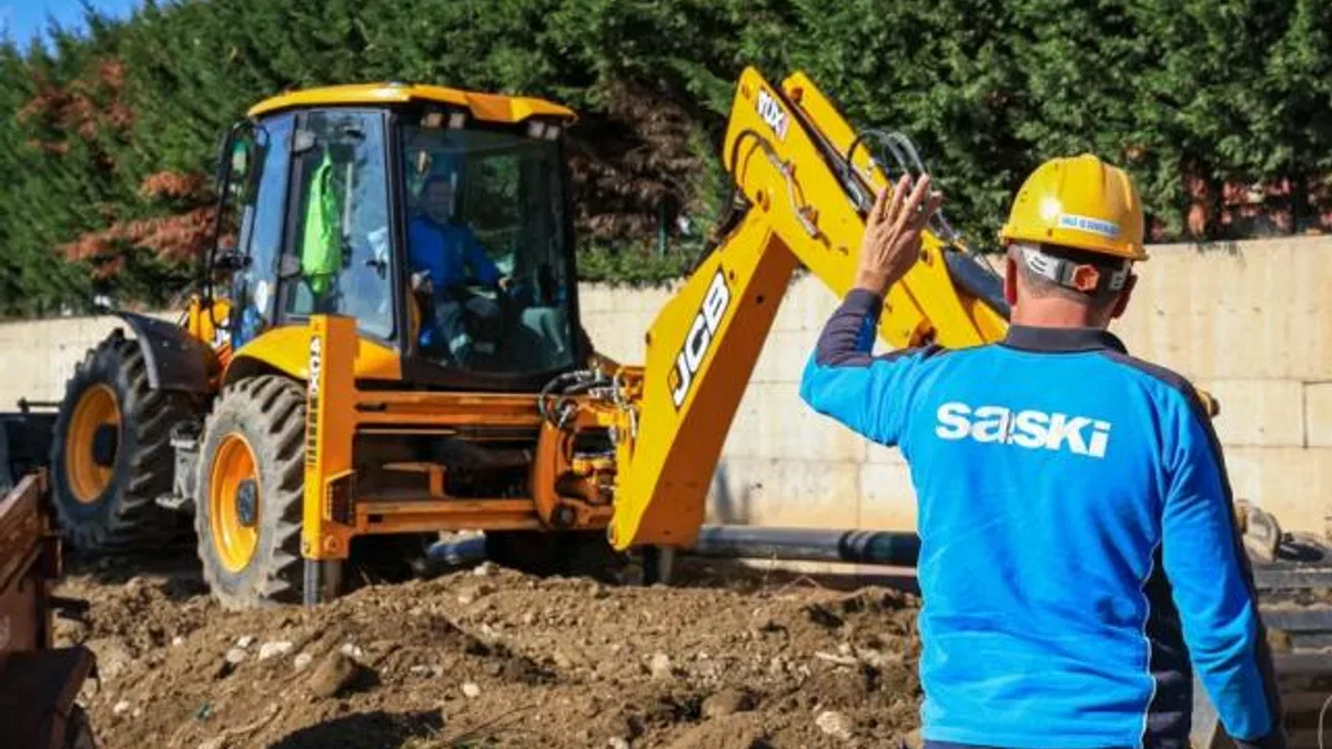 Sakarya Geyve’de su kesintilerini önleyecek alternatif hat devrede