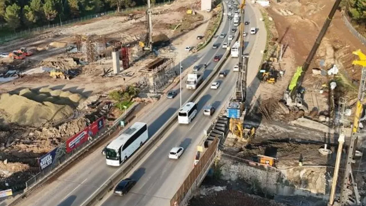 Kocaeli’de o kavşak için 6 noktada birden çalışmalar sürüyor