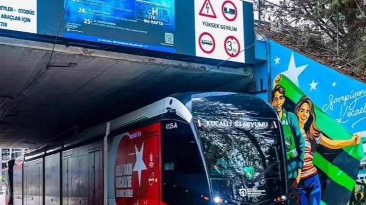 Kartepe demir ağlarla örülüyor… Kartepe tramvayı için ilk kepçe vuruldu