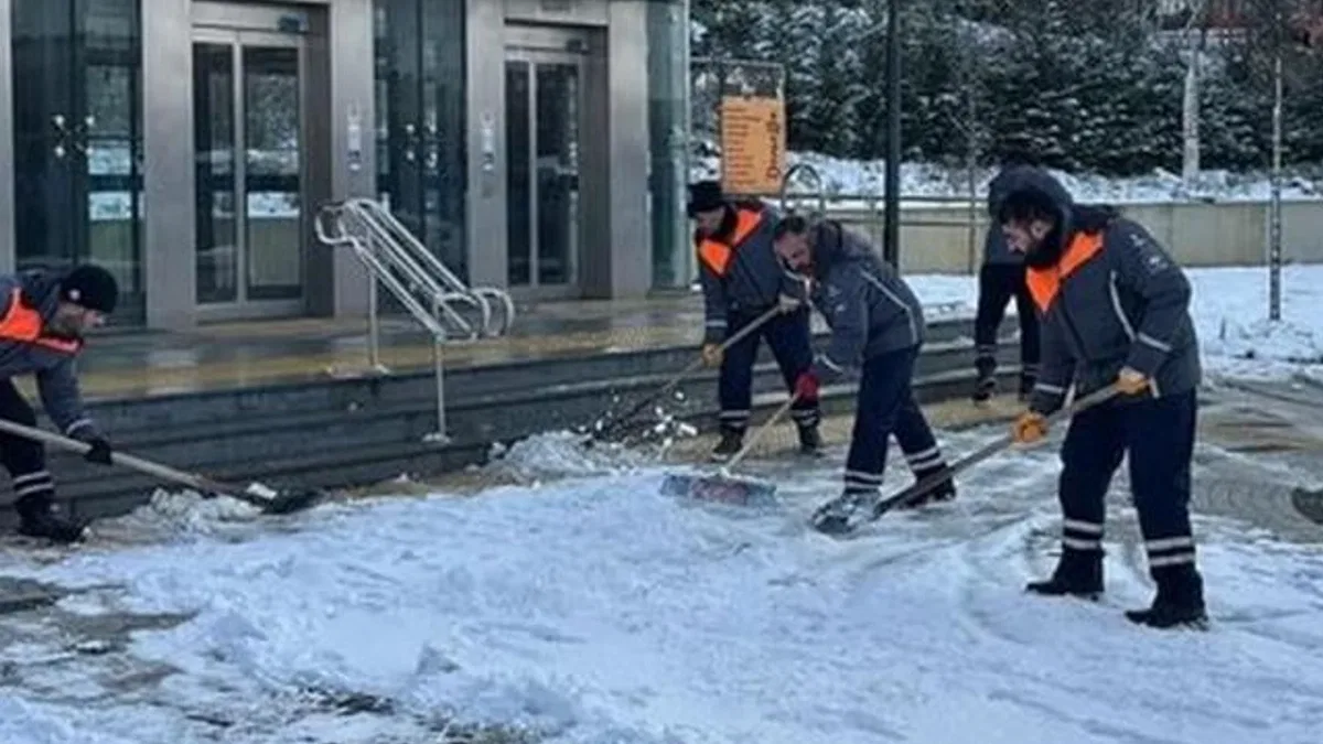 İstanbul’da karla mücadele devam ediyor