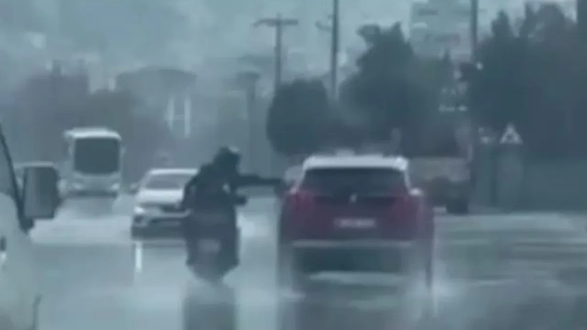 Denizli’de tehlikeli motosiklet sürüşü cezasız kalmadı!
