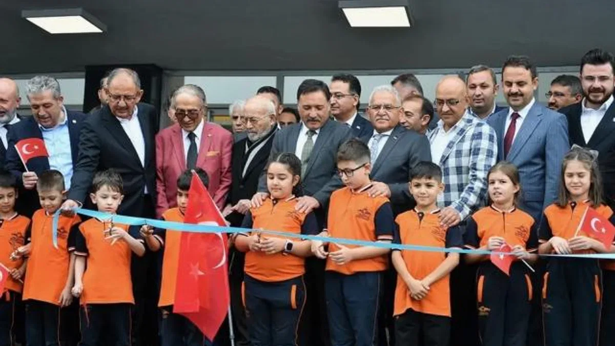 Kayseri’ye yeni eğitim yuvası