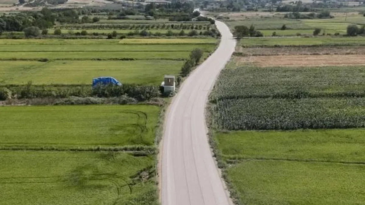 Balıkesir’in kırsal yolları modernleşiyor
