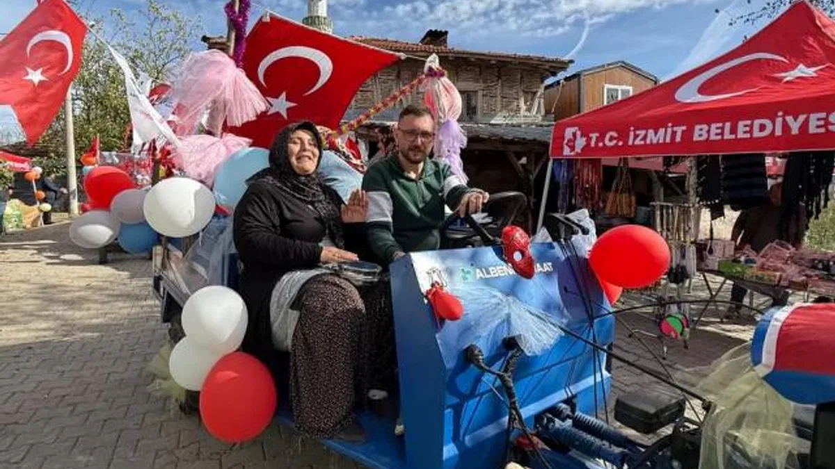 İzmit’te ‘pat pat’lardan renkli festival
