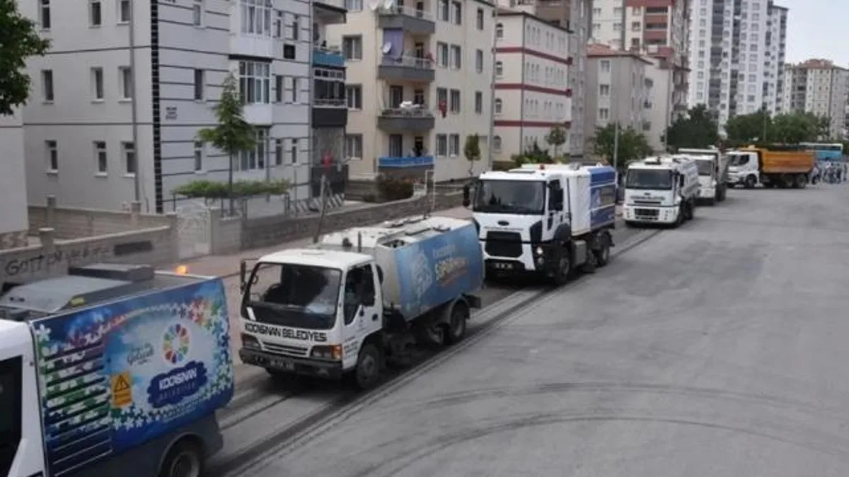 Kayseri Kocasinan’dan temizlik seferberliği
