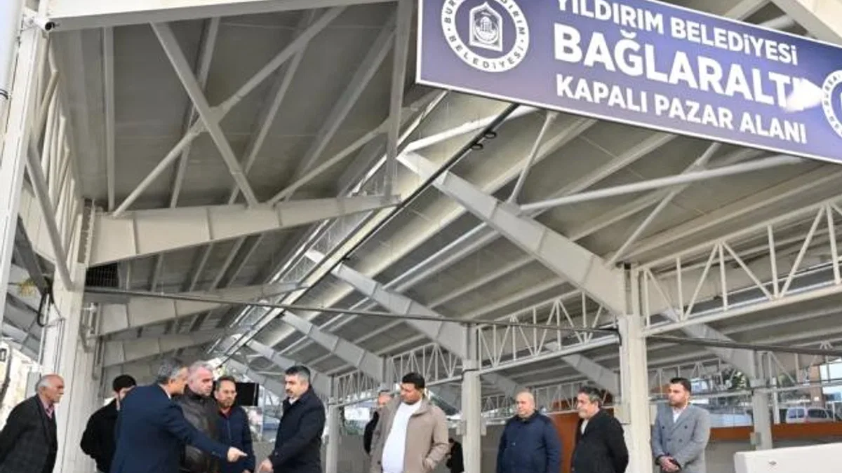 Bursa Yıldırım’da Bağlaraltı kapalı pazar alanı açılıyor