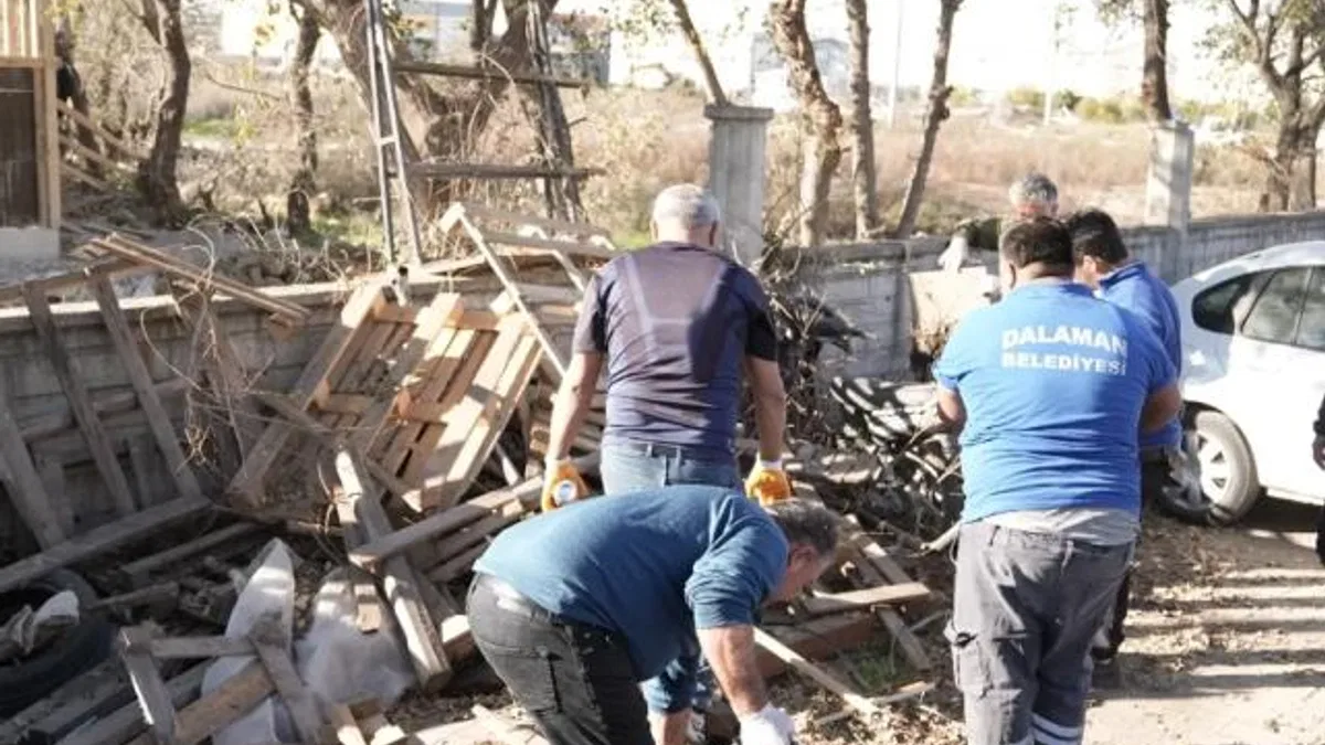 Muğla Dalaman’da 25 bin ton atık toplandı