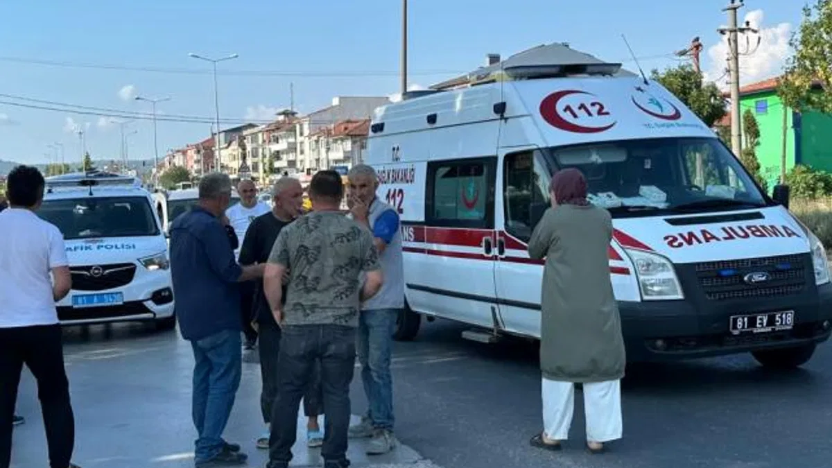 Düzce’de trafik kazası: 1 ağır yaralı