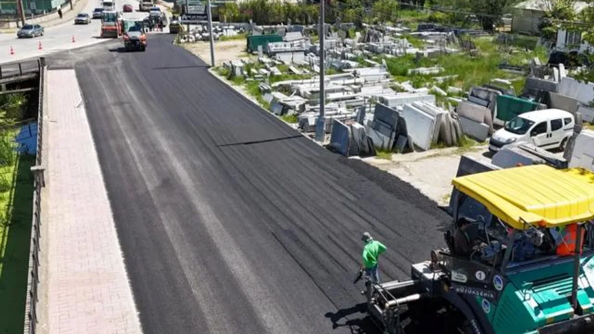 Karacasu’da asfalt çalışmaları başladı