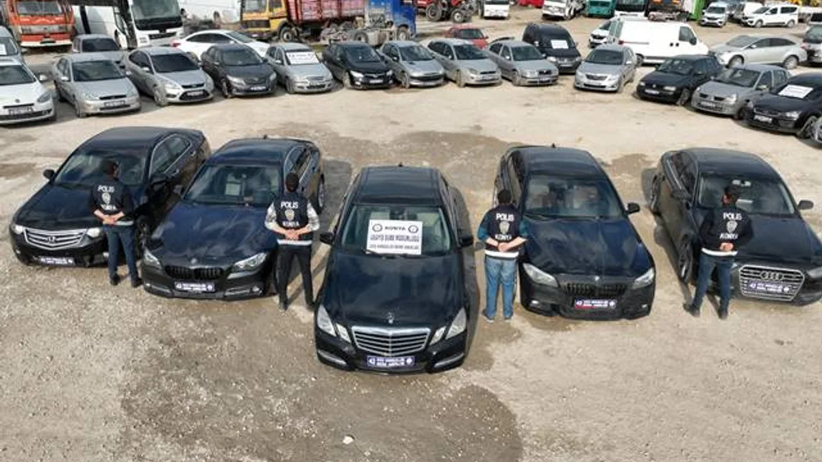 Konya Emniyeti ‘Change Otomobil Çetesini’ Çökertti