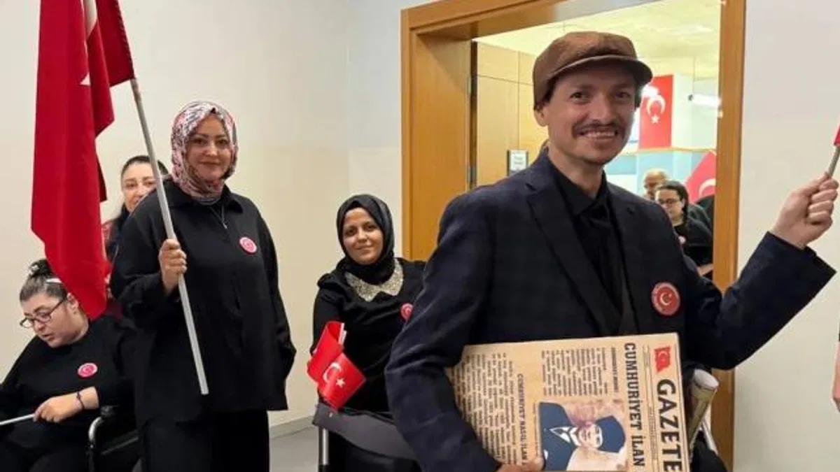 Sakarya’da özel bireylerin Cumhuriyet coşkusu