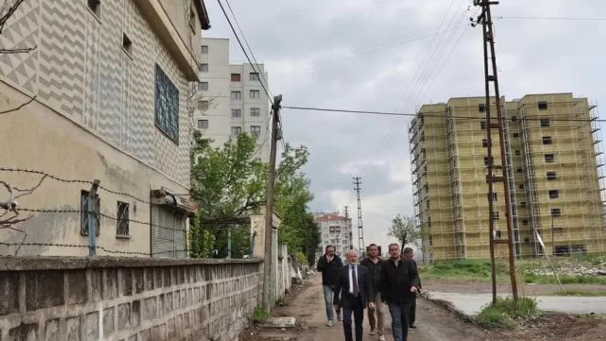 Kayseri Kocasinan’da model mahalle hedefiyle dönüşüm