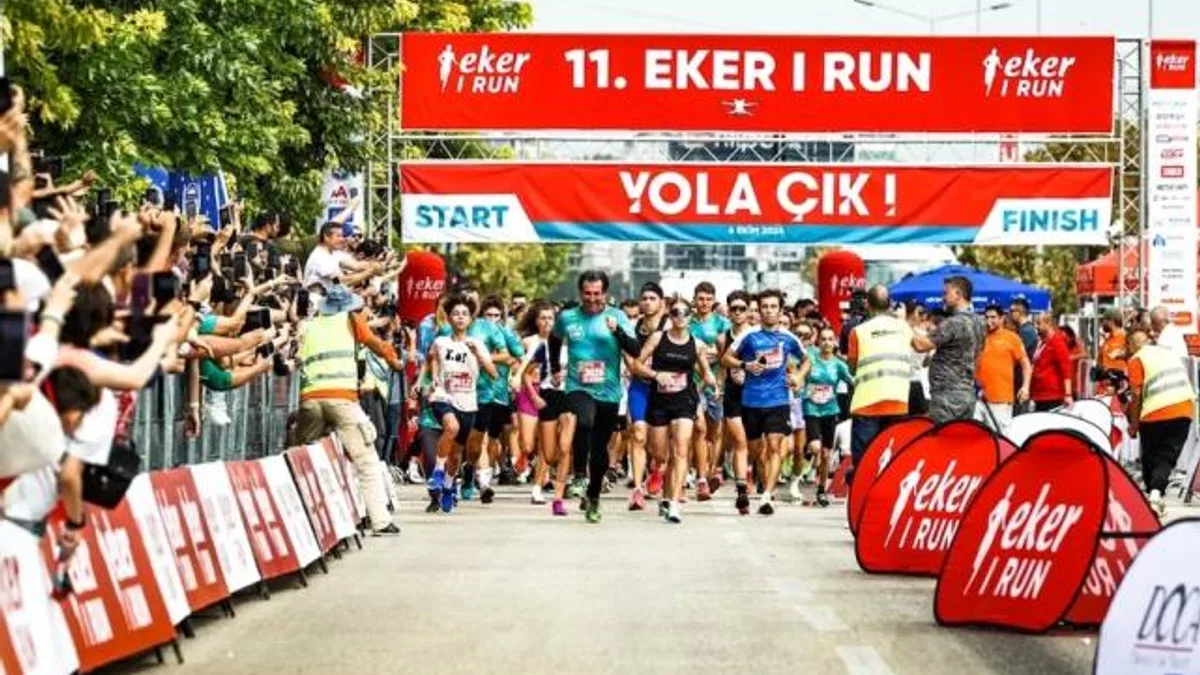 12. Eker I Run, 5 bine yakın katılımcının coşkulu adımlarıyla başlıyor