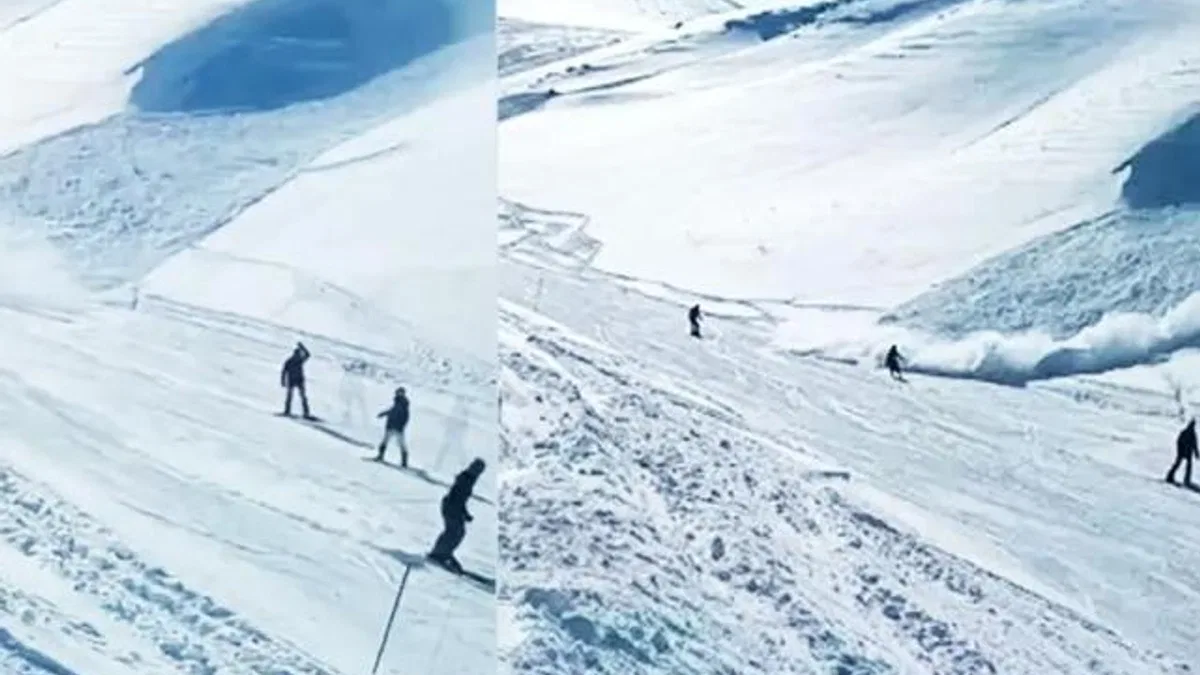 Palandöken’de çığ kabusu